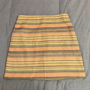 NWT Loft embroidered mini pencil skirt